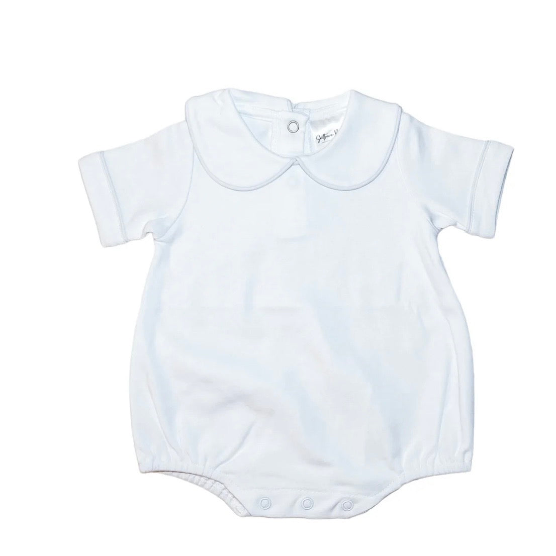 Piped Collared Bubble Short Sleeve