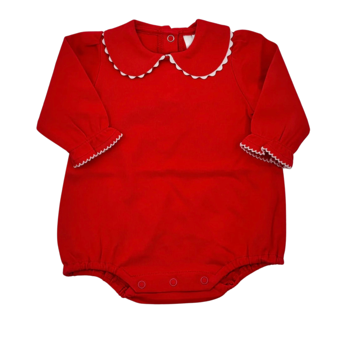 Scalloped Collared Bubble long Sleeve