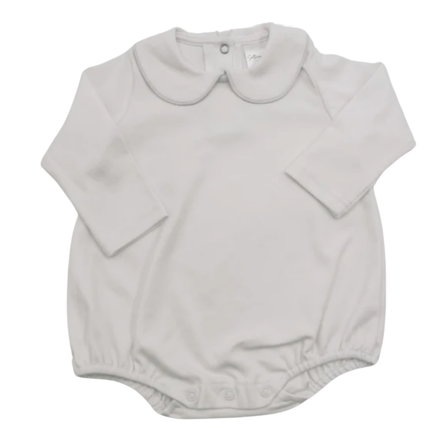 Piped Collared Bubble Long Sleeve