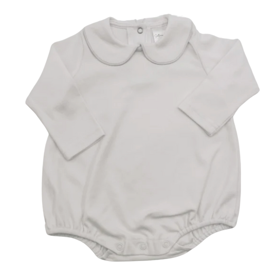 Piped Collared Bubble Long Sleeve
