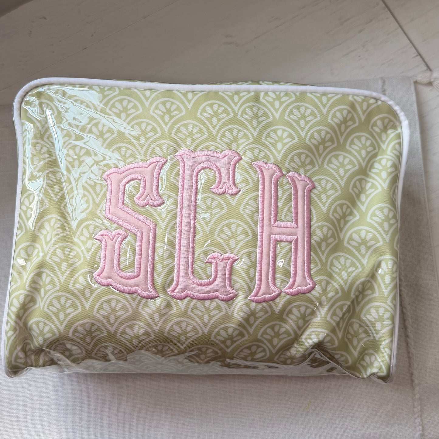 Large Wipeable Clear Pouches