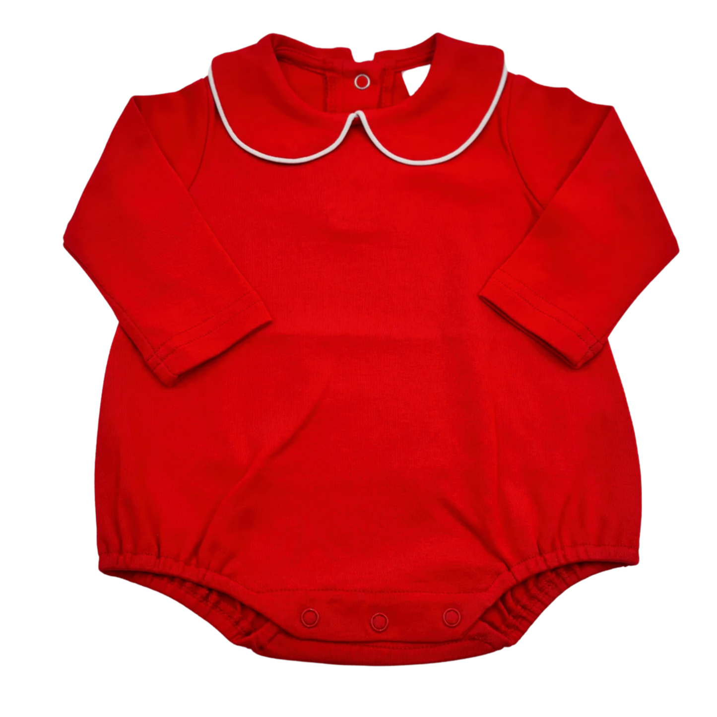 Piped Collared Bubble Long Sleeve