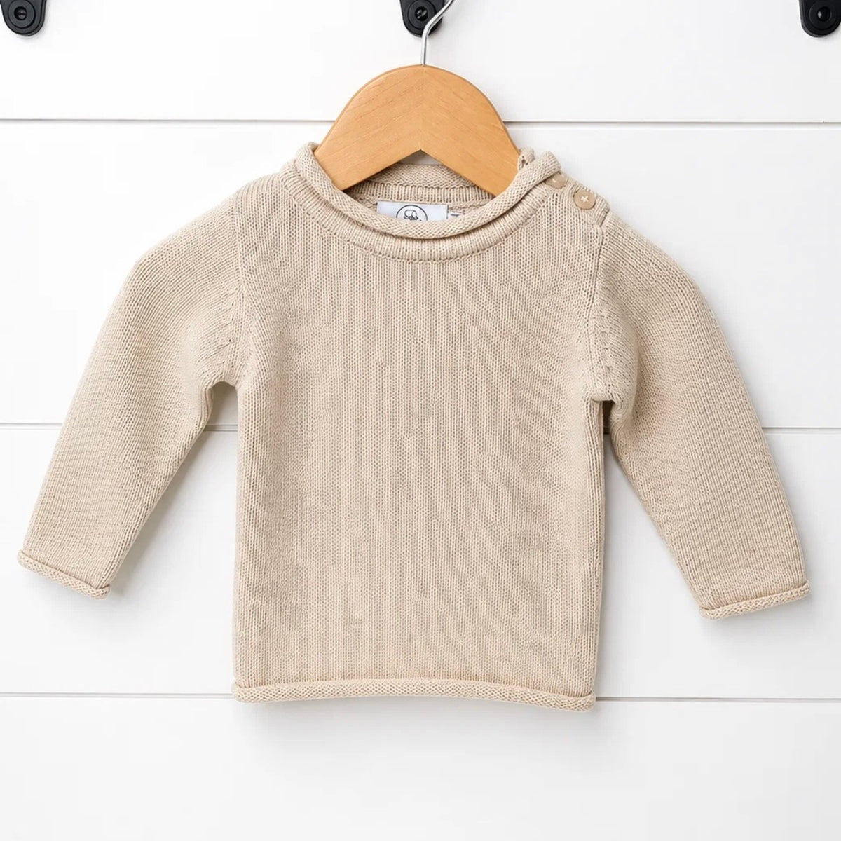 Turkey Roll Neck Sweater or Romper in Cross Stitch Design