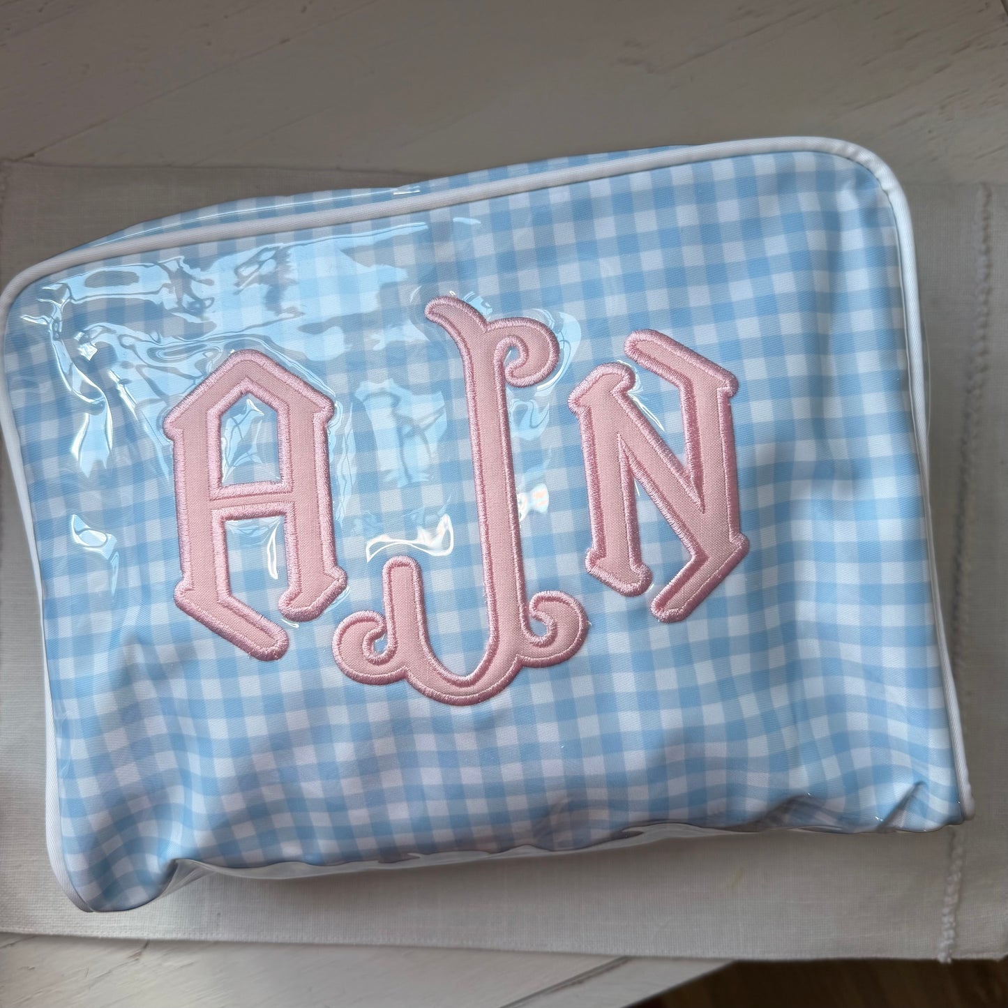 Large Wipeable Clear Pouches