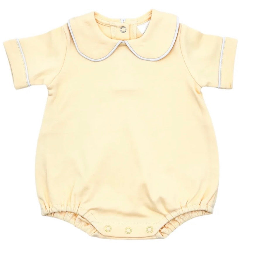 Piped Collared Bubble Short Sleeve