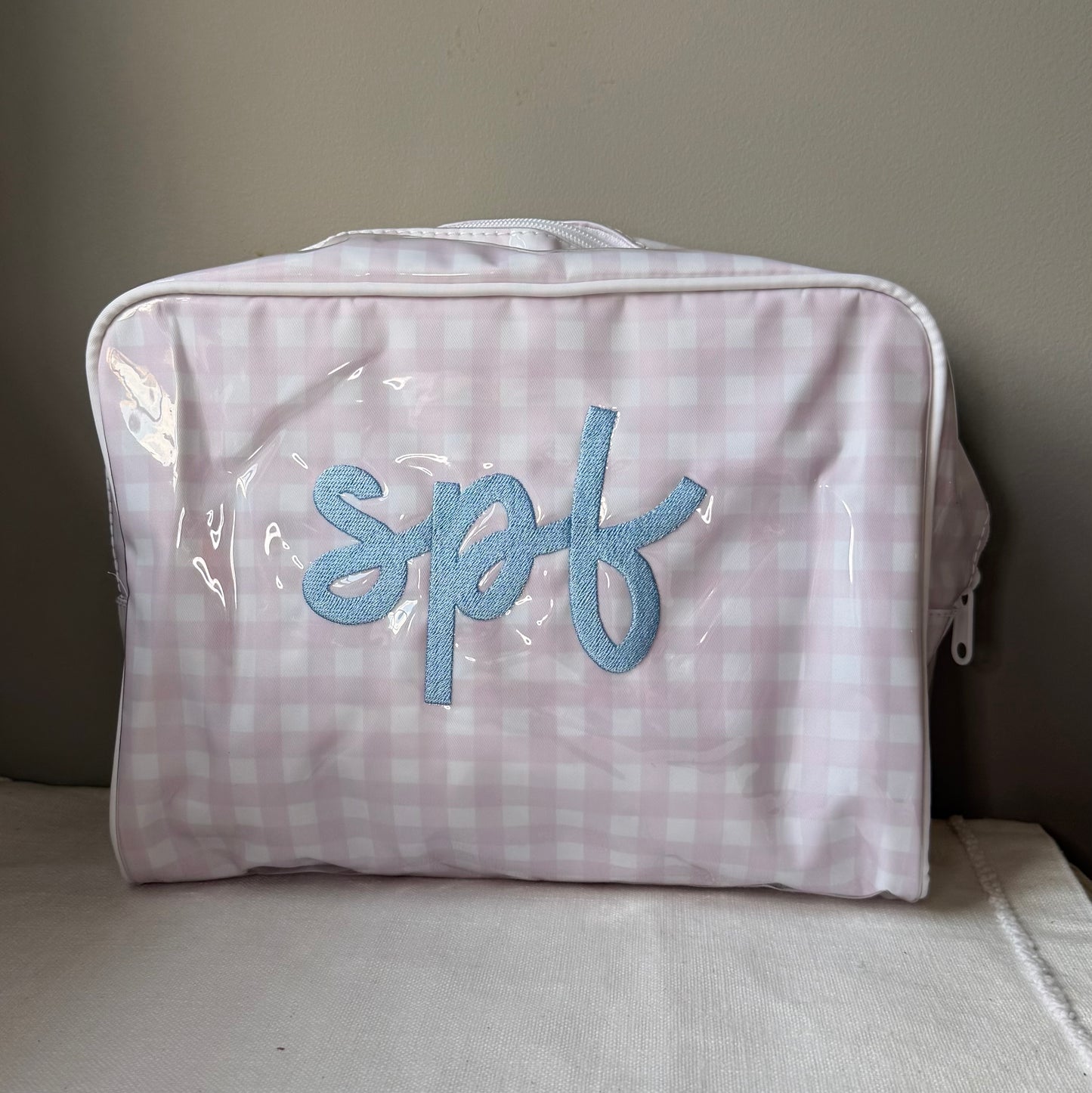 Large Wipeable Clear Pouches