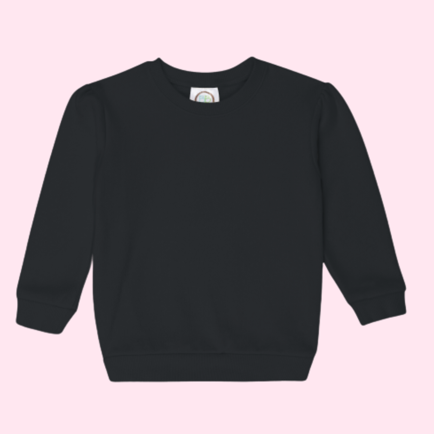 Girl's Puff Sleeve Sweatshirt