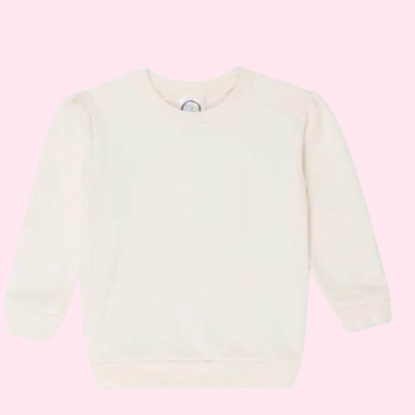 Girl's Puff Sleeve Sweatshirt
