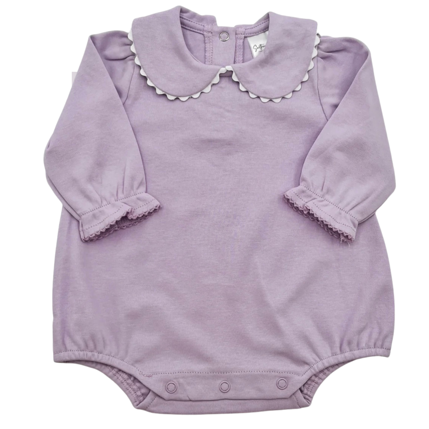 Scalloped Collared Bubble long Sleeve