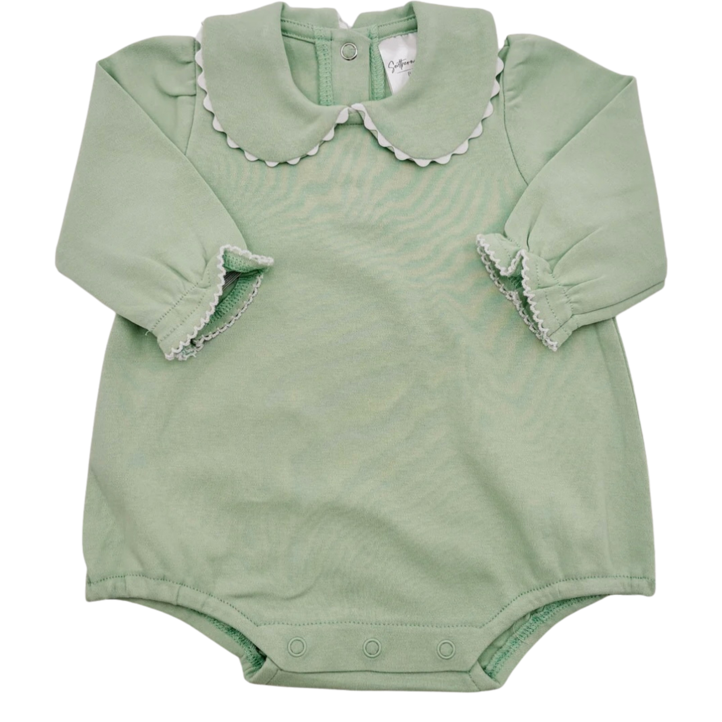 Scalloped Collared Bubble long Sleeve