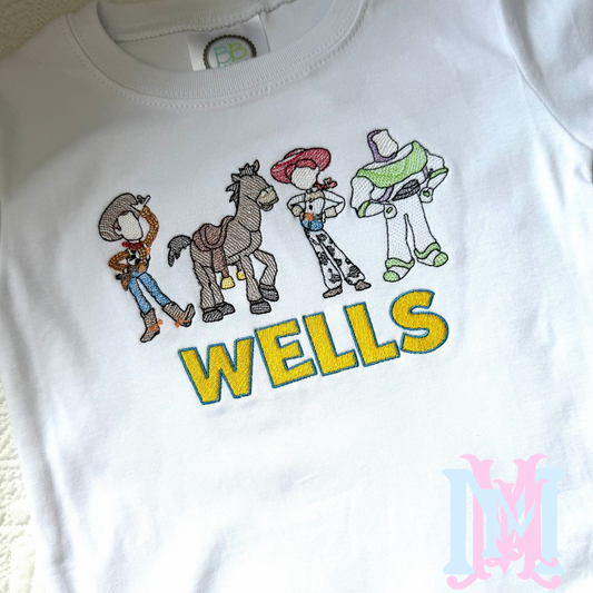 Characters from Toy Story Tee