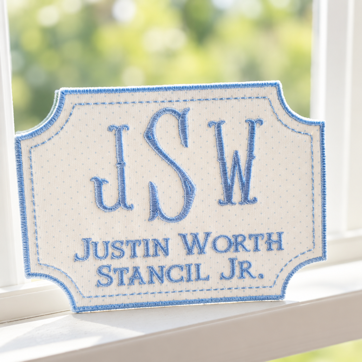 Personalized Heirloom Newborn Bassinet Plaque