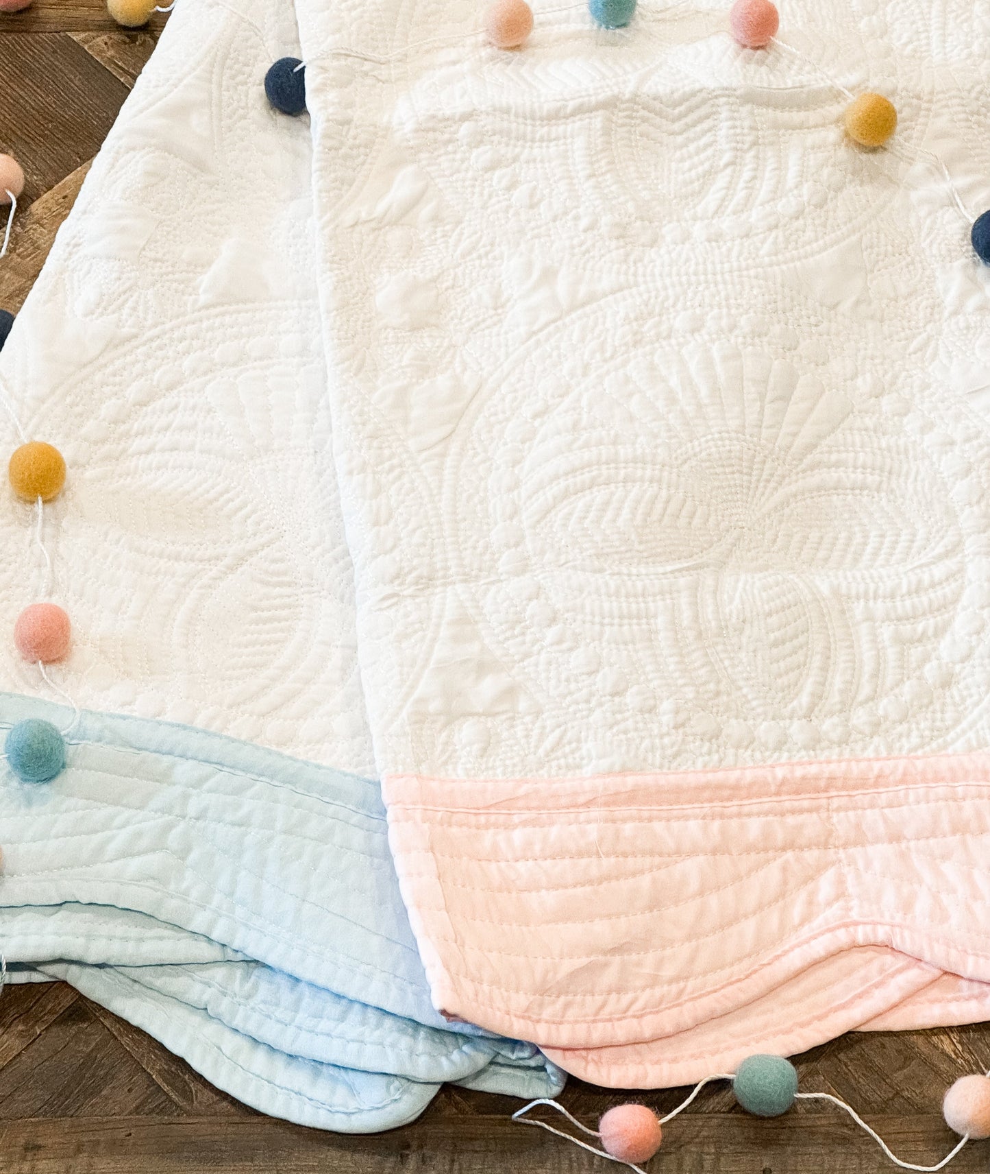 Heirloom Quilted Baby Blanket