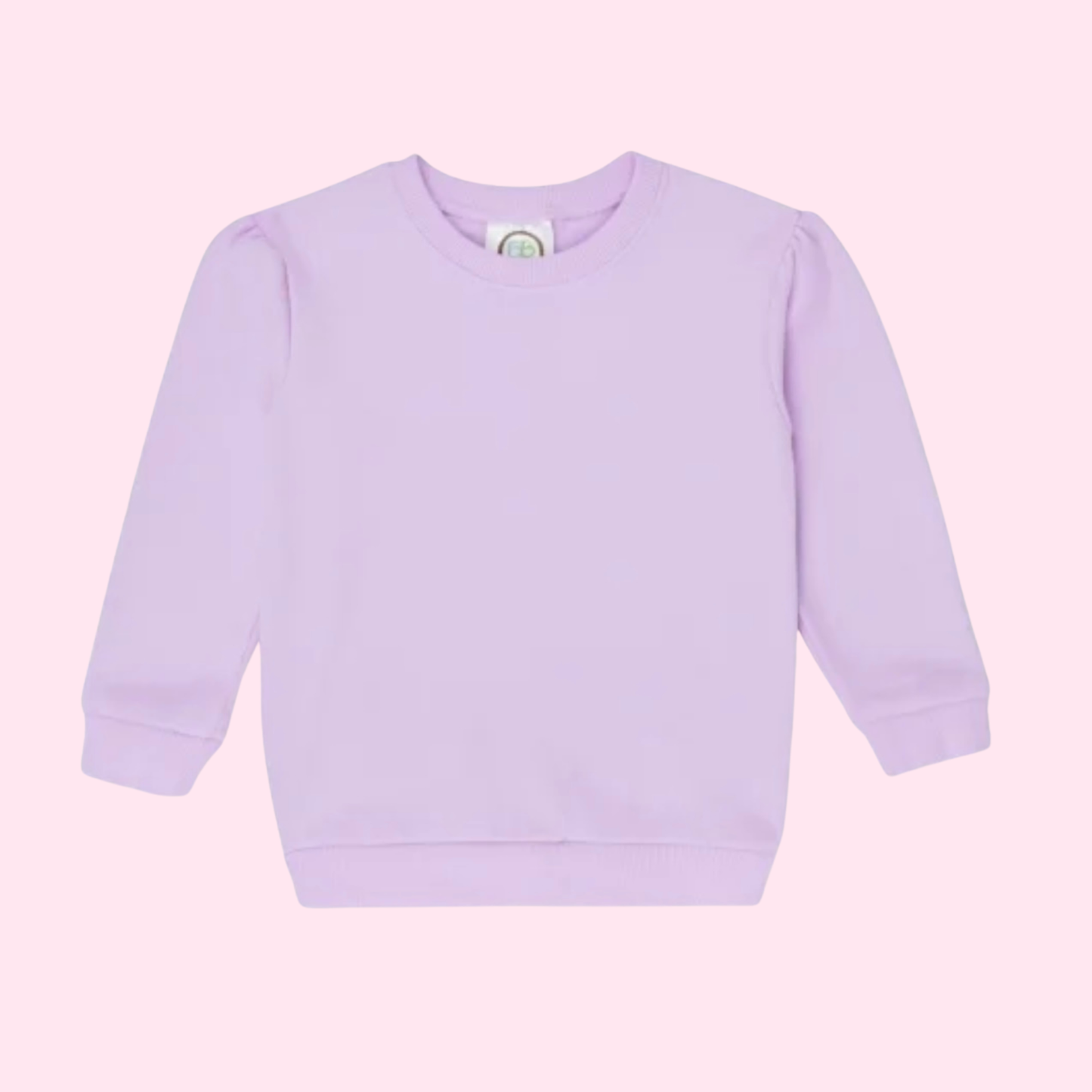 Girl's Puff Sleeve Sweatshirt