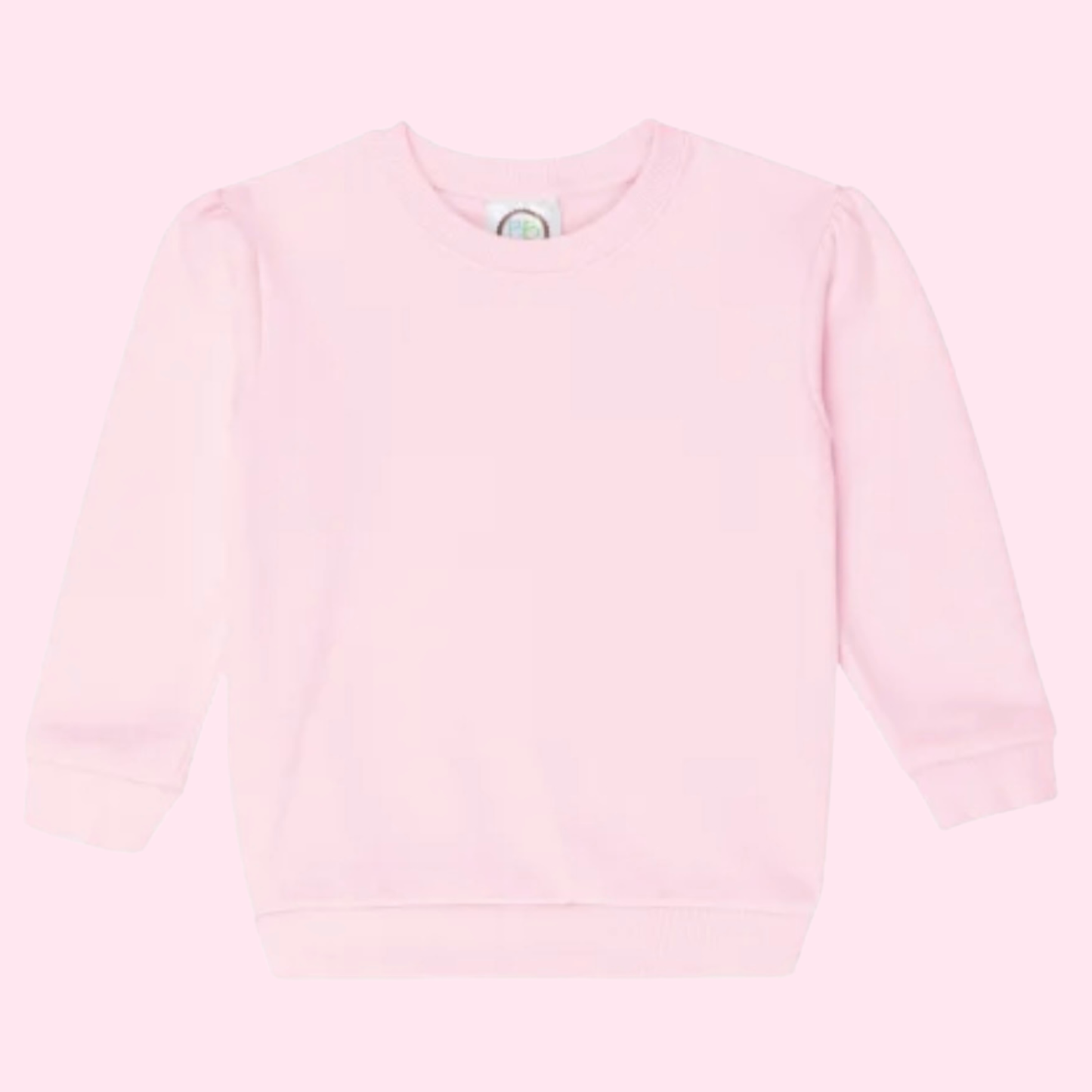 Girl's Puff Sleeve Sweatshirt