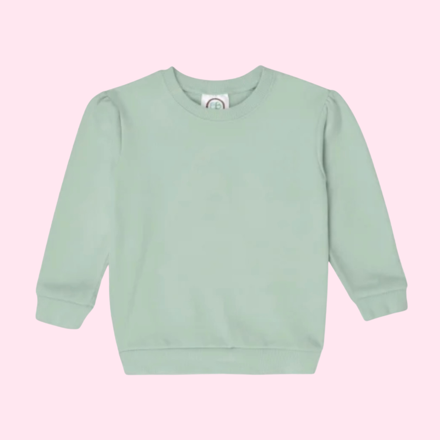 Girl's Puff Sleeve Sweatshirt